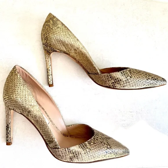 Diane von Furstenberg Python Leather Heels - Stylish & Luxurious! - Picture 5 of 10